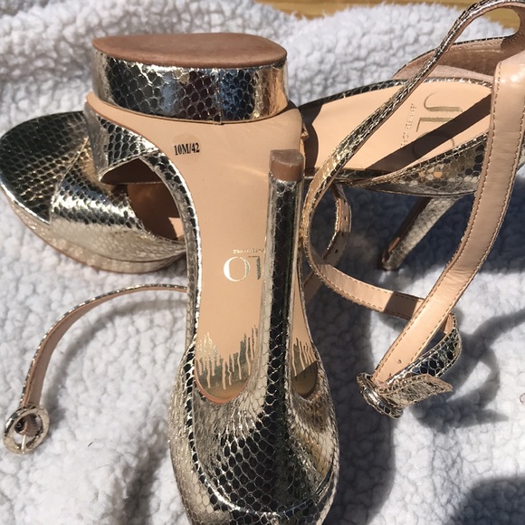 JLO JENNIFER LOPEZ Malika Platform Sandal GUC size 10 - Picture 4 of 8